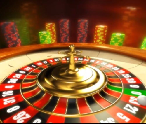 Roulette dengan antarmuka taruhan responsif Layar roulette dengan opsi taruhan interaktif